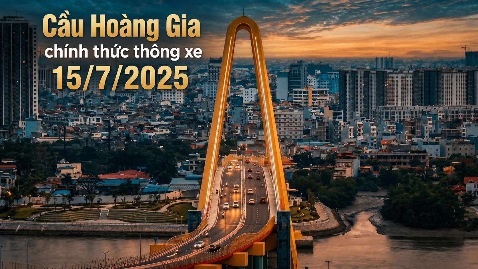 Kết nối trung tâm Hải Phòng qua cầu Hoàng Gia từ Imperia Royal Island