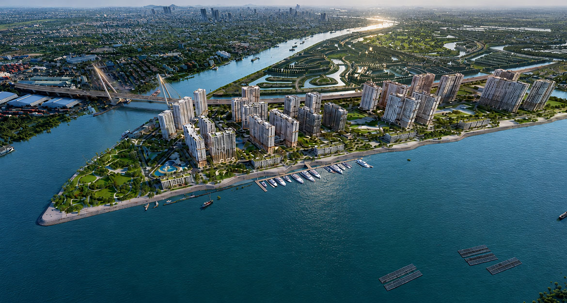 Phối cảnh tổng thể Imperia Royal Island Vũ Yên