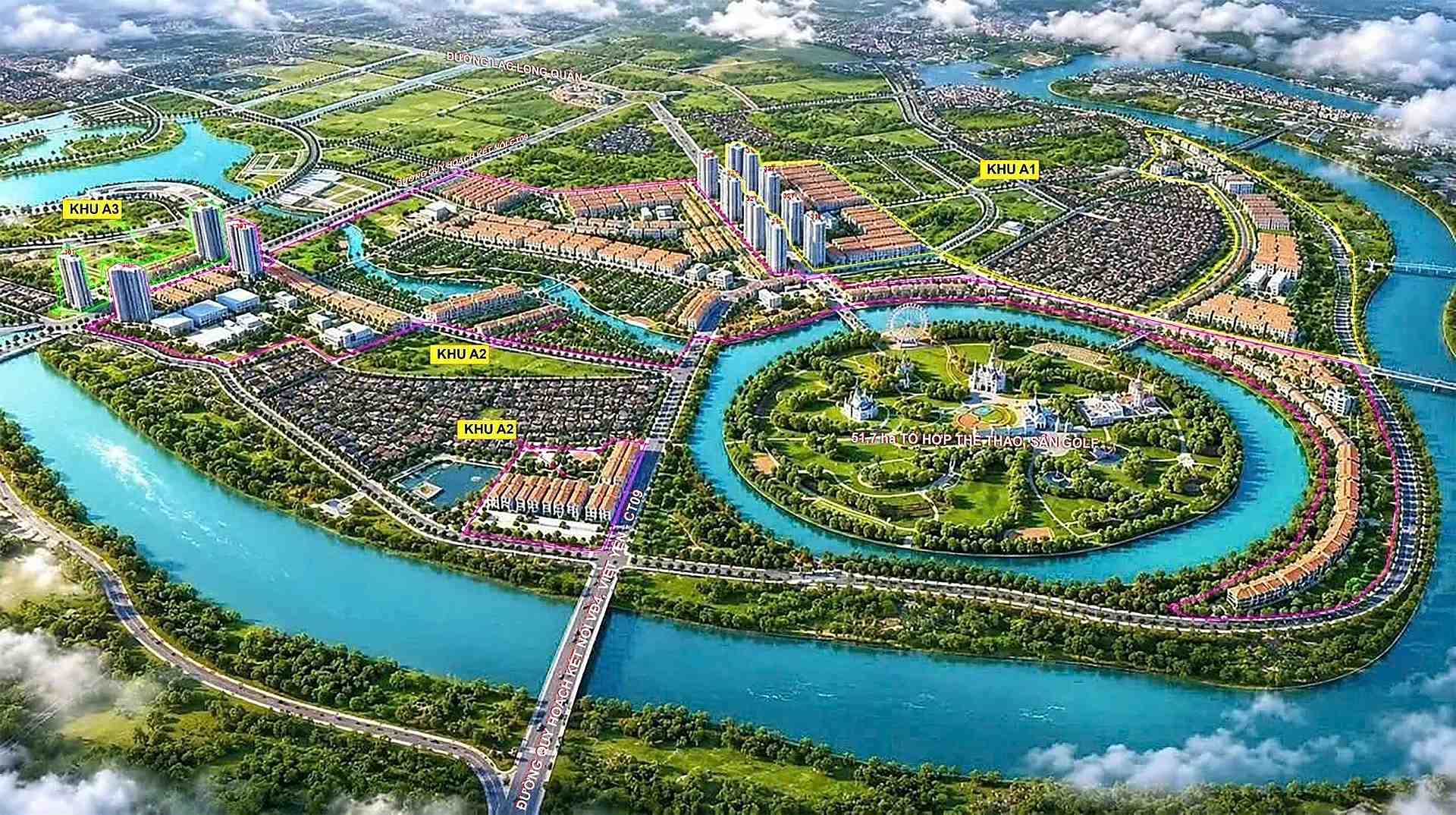 Quy hoach 1/500 Vinhomes Bắc Ninh | Vinhomes Hòa Long